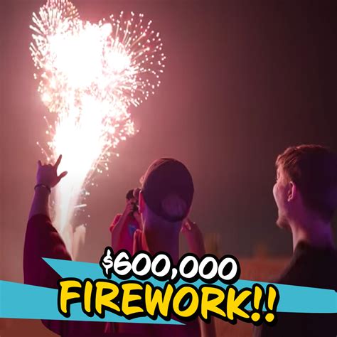 MrBeast - We Spent Over $600,000 On FIREWORKS!