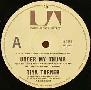 Tina Turner - Under My Thumb (1975, Vinyl) | Discogs