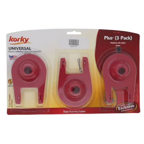 2001TP - Korky 2001TP - Korky Plus Universal Toilet Flapper - 3 Pack