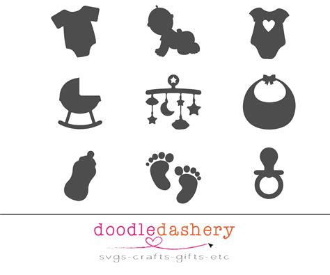 Baby Shower SVG for Use With Cricut Silhouette and Similar - Etsy UK