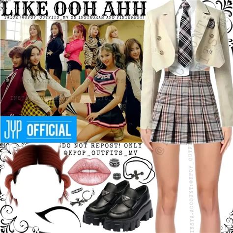 TWICE -LIKE OOH AHH _MV INSPIRED OUTFIT 2/2 (@KPOP_OUTFITS_MV ON ...