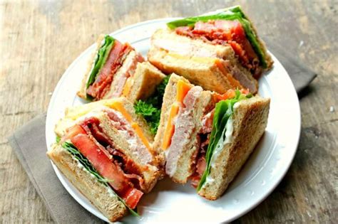 Ham and Cheese Club Sandwich (How to make a Club) - Bunny's Warm Oven