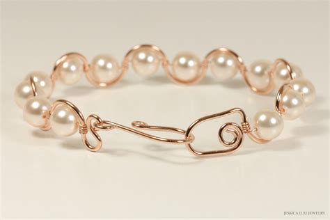 Rose Gold Creamrose Pearl Bracelet - Available with Matching Earrings