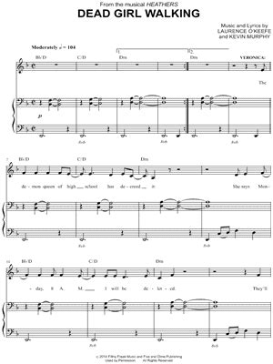 "Dead Girl Walking" Sheet Music - 1 Arrangement Available Instantly ...