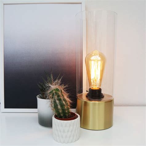 edison bulb table lamp by peastyle | notonthehighstreet.com