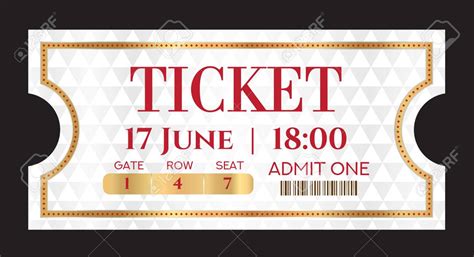 Movie Admission Ticket Template - 54+ Koleksi Gambar