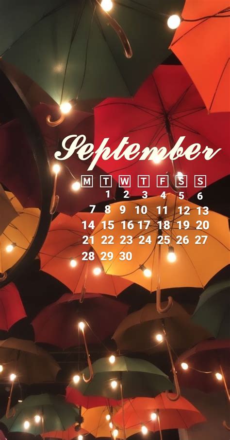 September Calendar Wallpaper