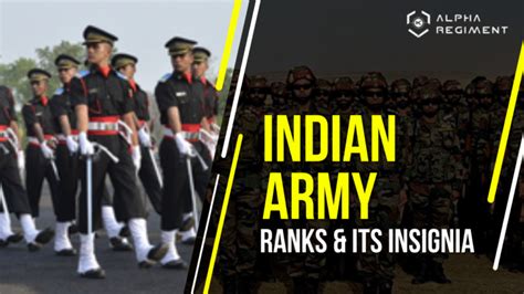 Indian Army Ranks and Insignia & Salary Details