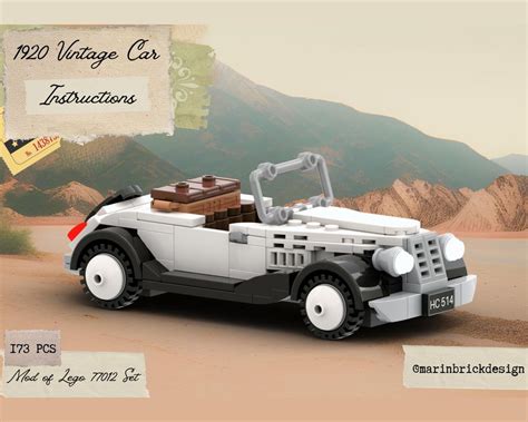 LEGO MOC 1920 Vintage White Car - Lego moc Instructions by ...