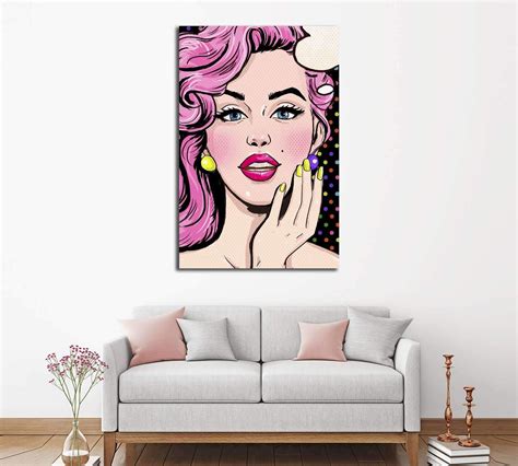 Pop Art №3312 Ready to Hang Canvas Print | Pop art, Canvas prints, Art