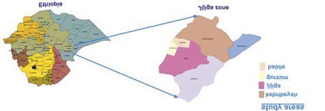 Map of study districts in Jijiga Zone of Somali region (Source:... | Download Scientific Diagram