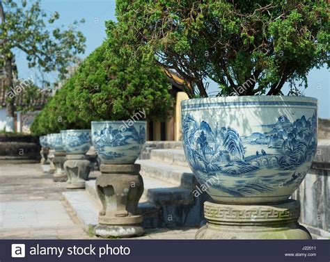 Old Chinese & Vietnamese ceramic used to decorate ancient temples and palaces in Vietnam. The ...