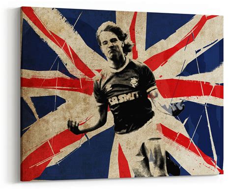 Shop for Rangers Fans | Blue Room Art — Ally McCoist OBE - 'Super Ally'