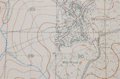 CS Militaria | WW1 British Trench Map 1916