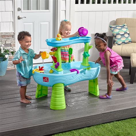 Step2 Rain Showers Splash Pond Water Table, Kids Outdoor Activity Play Toys 733538874699 | eBay