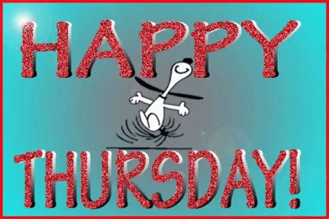 Happy Thursday Snoopy GIF - HappyThursdaySnoopy - Discover & Share GIFs