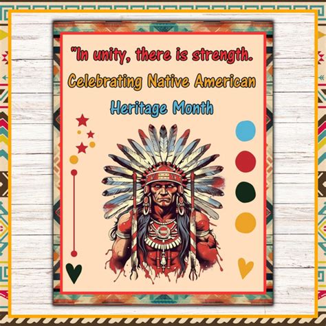 Native American heritage month décor | classroom inspirational quotes posters | Teaching Resources