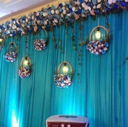 Pin by Gladis Mendoza on Etse in 2023 | Simple stage decorations, Leaf decor wedding, Engagement ...