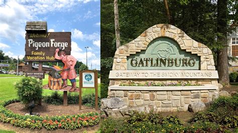 The Distance Between Gatlinburg and Pigeon Forge