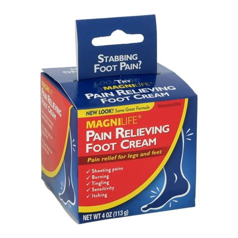 MagniLife Pain Relieving Foot Cream - Soothing Relief For Pain In Feet & Legs, 4 Oz. - Walmart ...