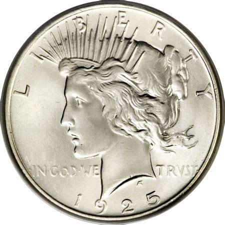 1925 Peace Silver Dollar Coin Value, Facts