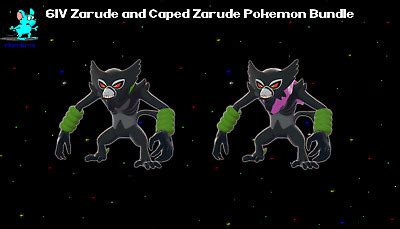 Zarude + Zarude in Dada Form 2-Pack for Pokemon Sword Shield Scarlet Violet | eBay