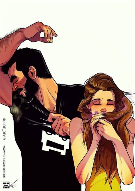 "Smell check." | Historieta de amor, Dibujos animados de pareja, Pareja caricatura