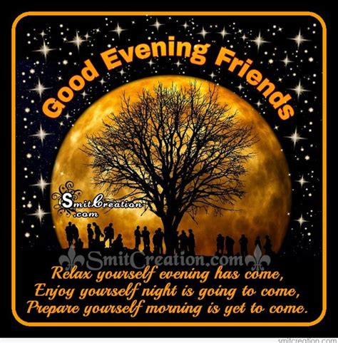 Good Evening Friend Pictures and Graphics - SmitCreation.com