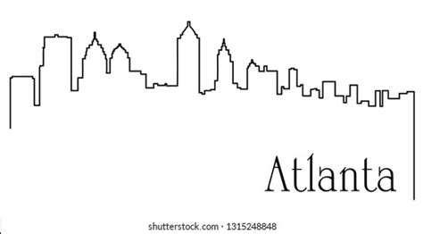 869 Atlanta Skyline Silhouette Images, Stock Photos, 3D objects, & Vectors | Shutterstock