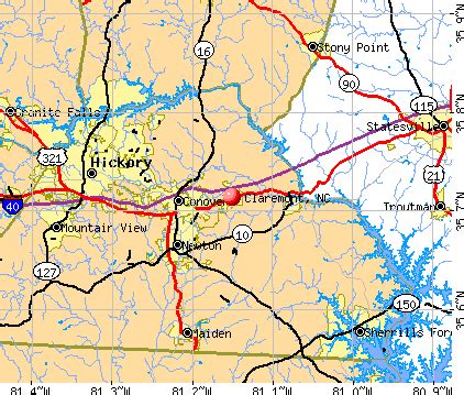 Claremont, North Carolina (NC 28613) profile: population, maps, real estate, averages, homes ...