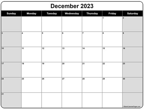 December 2023 calendar | free printable calendars