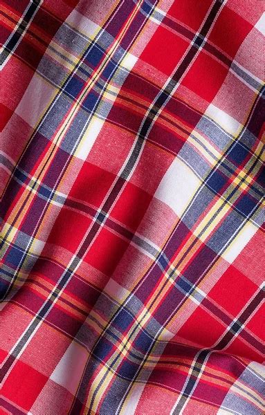 Red Checkered Fabric Background Texture. — Stock Photo © kitthanes_r.hotmail.com #178708172