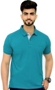 3BROS Self Design Men Polo Neck Green T-Shirt - Buy 3BROS Self Design ...