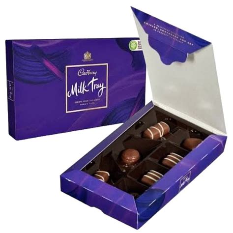 Cadbury milk tray ช็อคโกแลตกล่อง (5ชนิด) นำเข้าจากอังกฤษ | Lazada.co.th