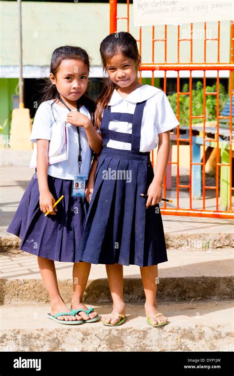 Philippines school uniform hi-res stock photography and images - Alamy