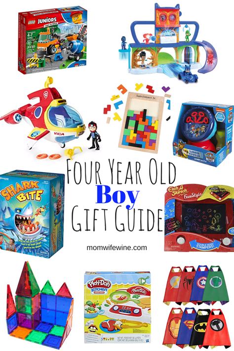 4 Year Old Boy Gift Guide: Gift Ideas For a 4-Year-old Boy - Mom Wife Wine