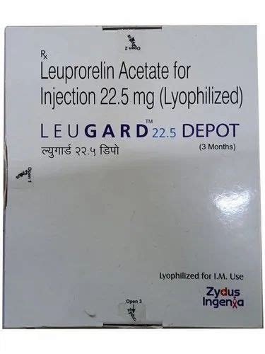 Leuprorelin Acetate For Injection 22.5 mg at Rs 10700/piece | Cancer Injection, कैंसर विरोधक दवा ...