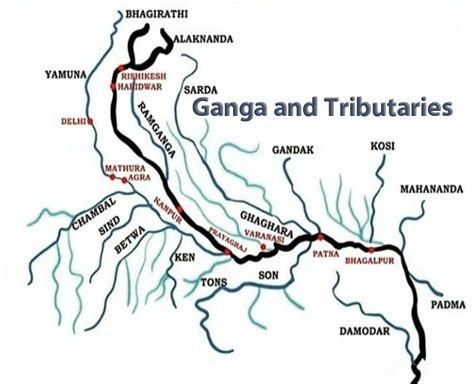 Ganga Drainage System | Rivers of India - ENSEMBLE IAS ACADEMY