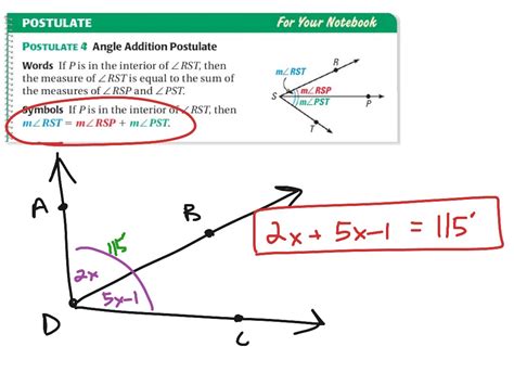 ShowMe - lesson 1.5 segment addition postulate