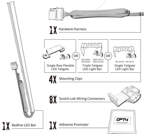 Led Tailgate Light Bar Wiring Diagram / Trunk Led Tailgate Strip Light Installation Ifixit ...