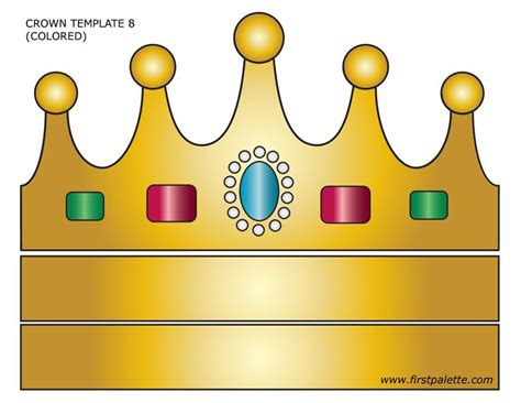 Crown template, Templates printable free, Crown printable