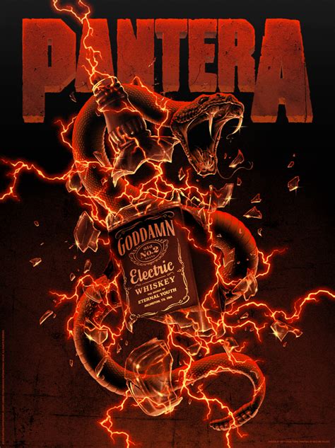 INSIDE THE ROCK POSTER FRAME BLOG: Pantera Posters By Matt Ryan Tobin ...