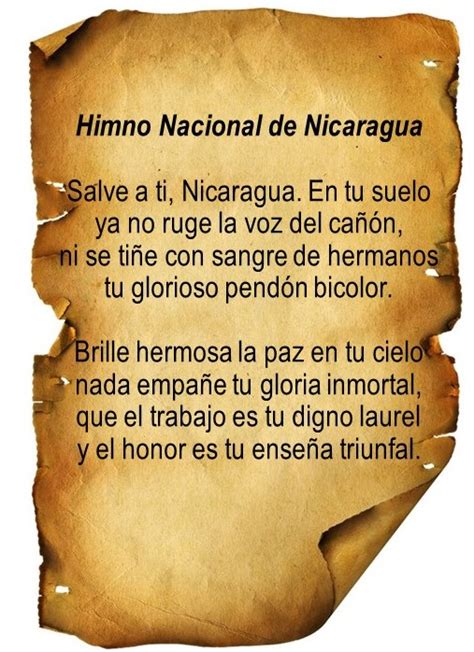 Nicaragua, puertas abiertas: Nuestros Símbolos Nacionales