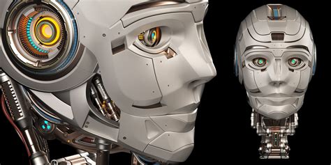 ArtStation - Robot Head 3d model (Max, FBX, OBJ) | Resources