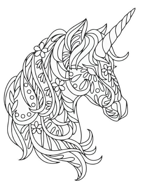 Unicorn Mandala Coloring Page - Coloring Home