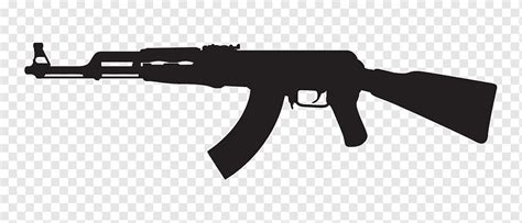 AK 47 Silhouette Clip Art