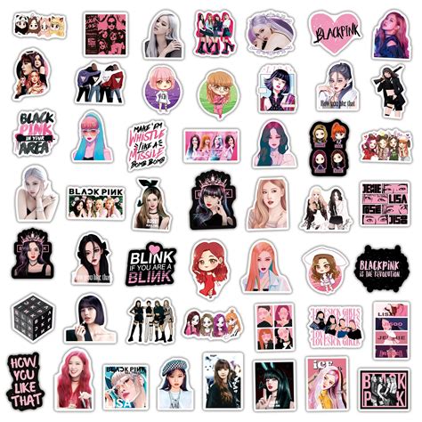 50pcs Hot Kpop Idol Graffiti Stickers For Fans Laptop Phone Scrapbook ...