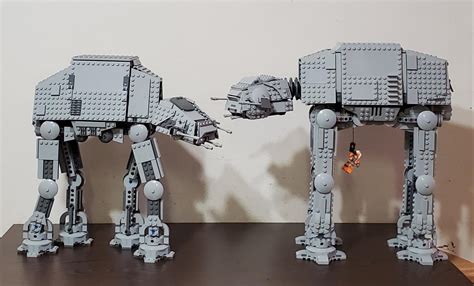 LEGO AT-AT comparison (8129 and 75288) : r/lego