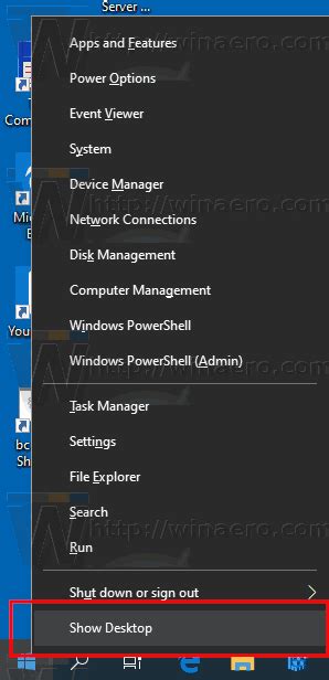 Rename Win+X Menu Shortcuts in Windows 10