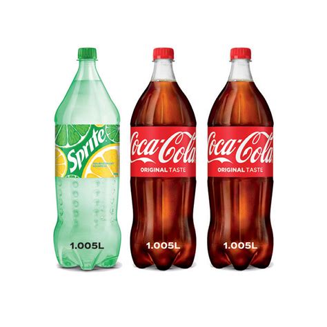 Coca Cola Sprite Assorted 3 x 1.005 Litres Online at Best Price | Cola ...